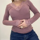 maglia con pizzo dalia